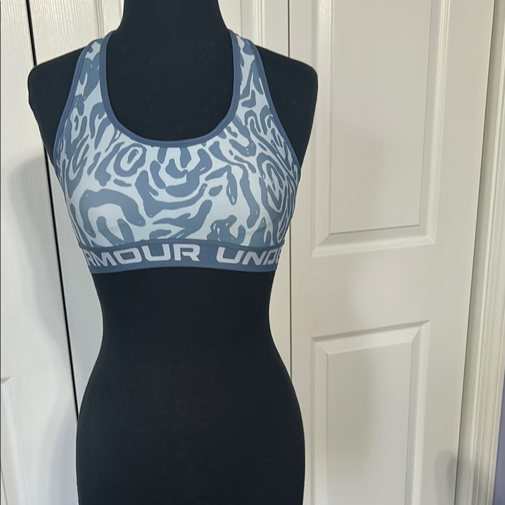 Under Armour Women's Gray Patterned Sports Bra